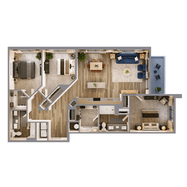 Floorplan - The Bellevue