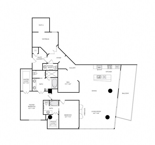 Floorplan - The Heights at Park Lane