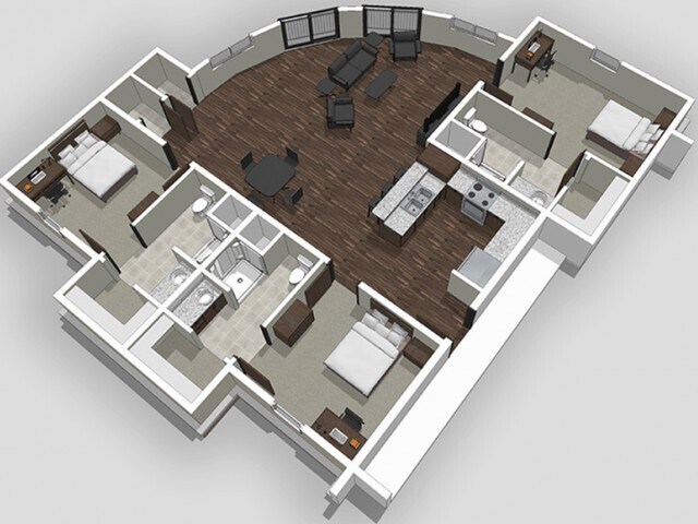 3 Bed x 3 Bath - Bear Village