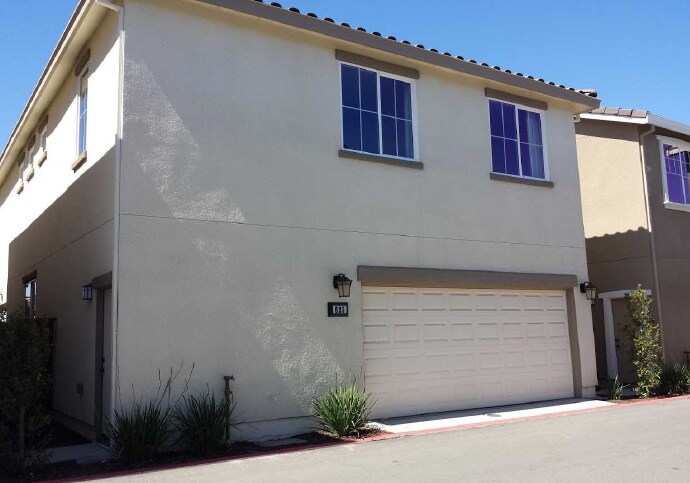 Rear of house; 2 car garage - 625 Montage Cir