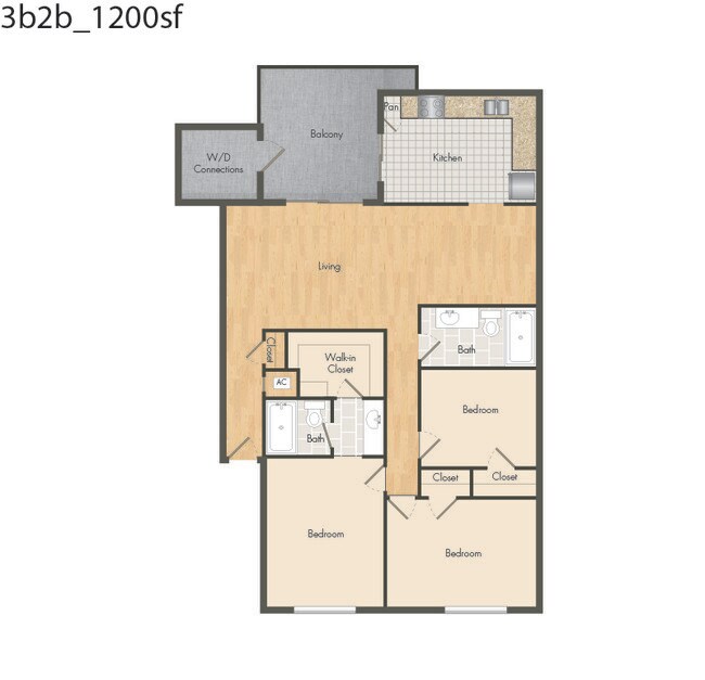 Floorplan - Timbercreek Apartments