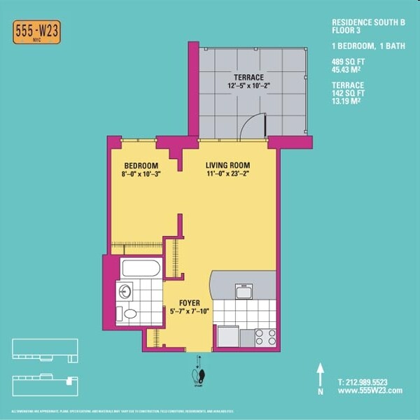Floorplan - 555 West 23rd Street