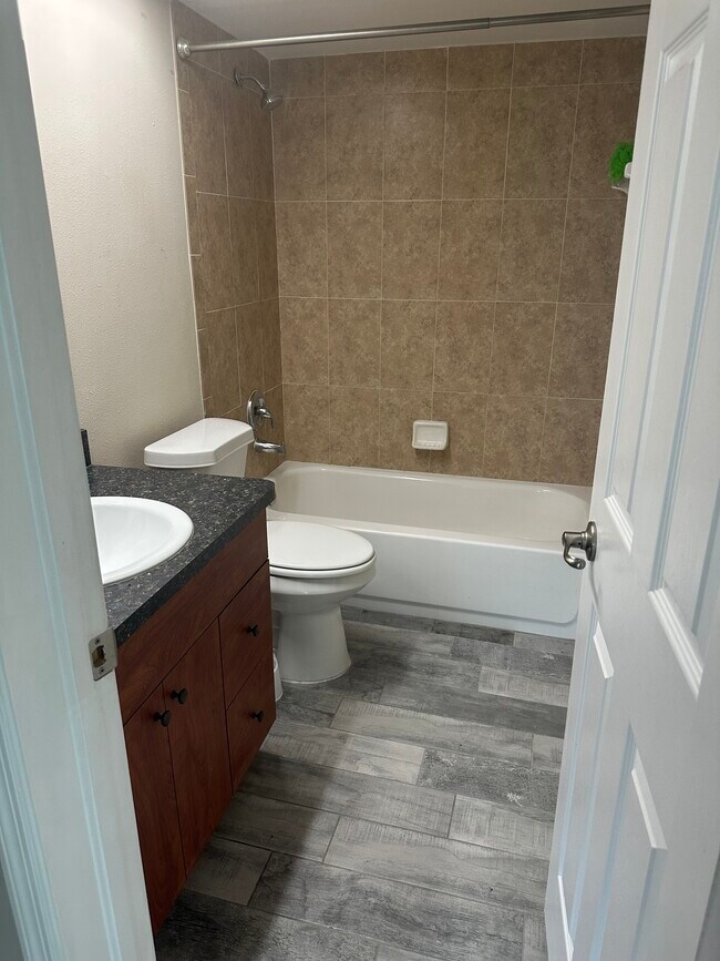 Guest bath w/tub and shower - 6149 Staunton Dr