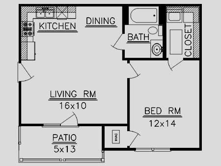 1BR/1BA - Brighton Place