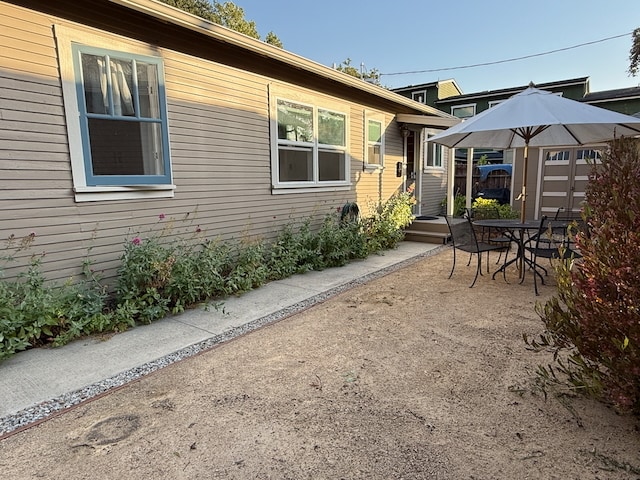 Front of unit (new yard) - 1169 Leff St