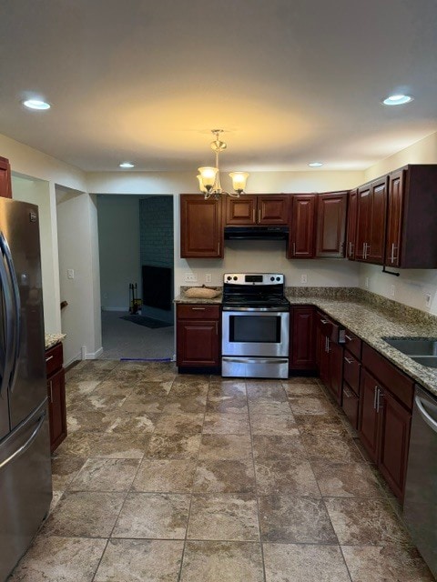 Kitchen View 2 - Granite Countertops and Stainless-Steel Appliances - 6006 Stone Pine Rd