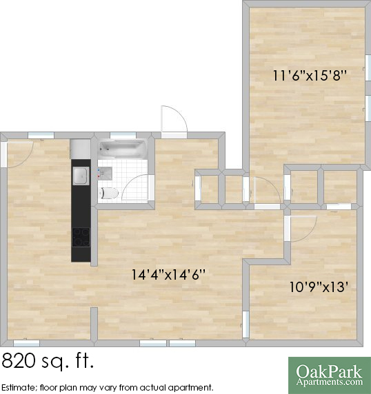 Floorplan - 326-334 S. Austin Blvd.