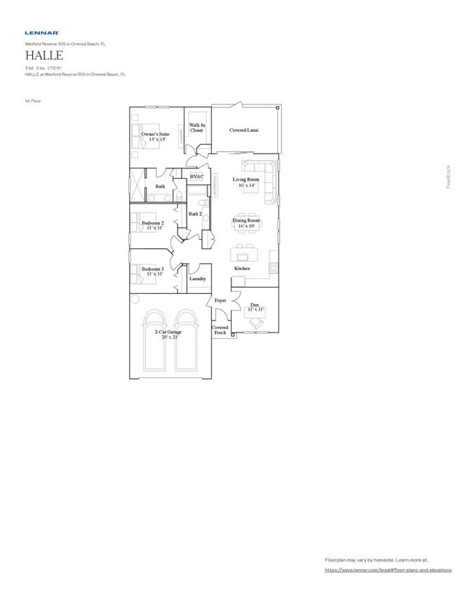 Building Photo - 3 Bedroom 2 Bath Home with office in Halifax Plantation