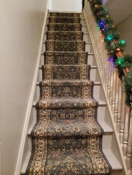 Private stairway to apartment on 2nd floor - 301 S West End Ave