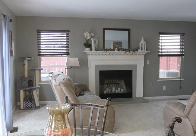 Second living room with fireplace - 8686 Chauncy Pl