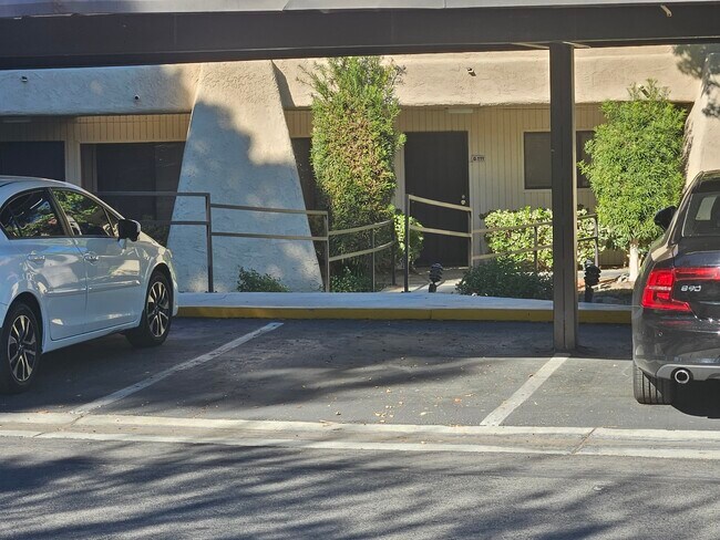 Parking steps for your door - 2809 N Los Felices Cir E