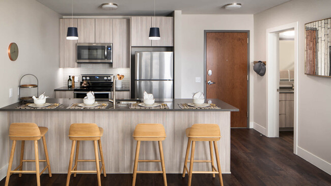 Kitchen with Stainless Steel Appliances - Theo