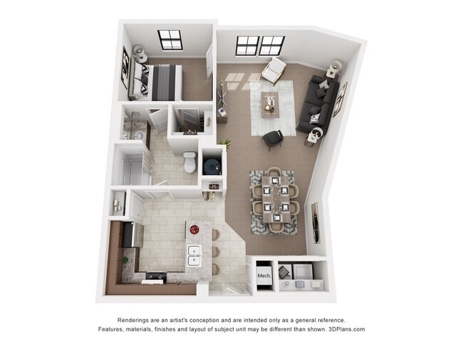 Floorplan - Bay Road Apartments