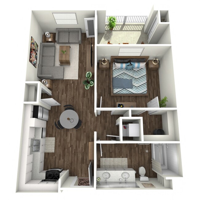 Floorplan - Los Alamitos Luxury Apartments