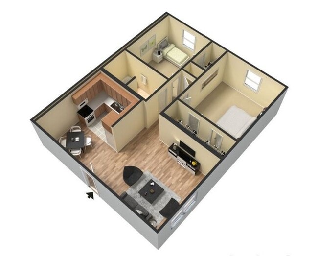 Floorplan - Preston Square Apartments