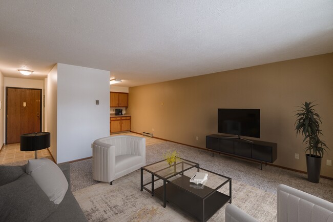 Fargo, ND West Oak Apartments | Living - West Oak