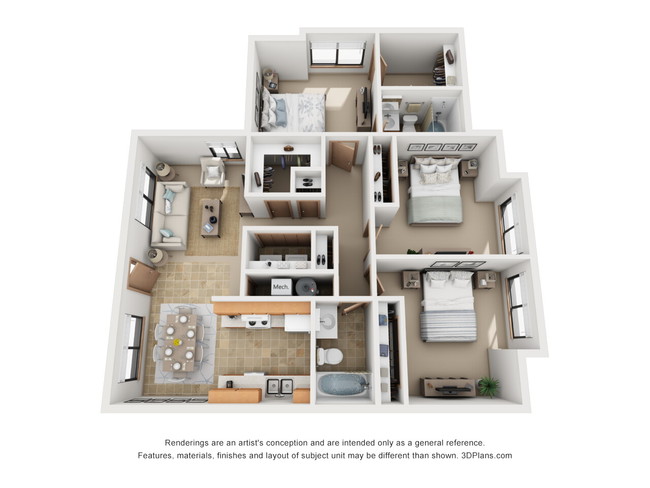 Floorplan - Jordan Creek and Mills