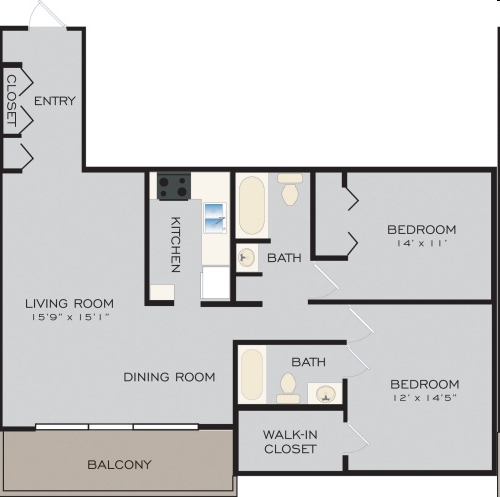 2BR/2BA - 4600 E Kentucky