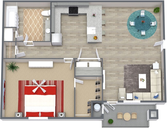 Floorplan - Carson Hills Apartments