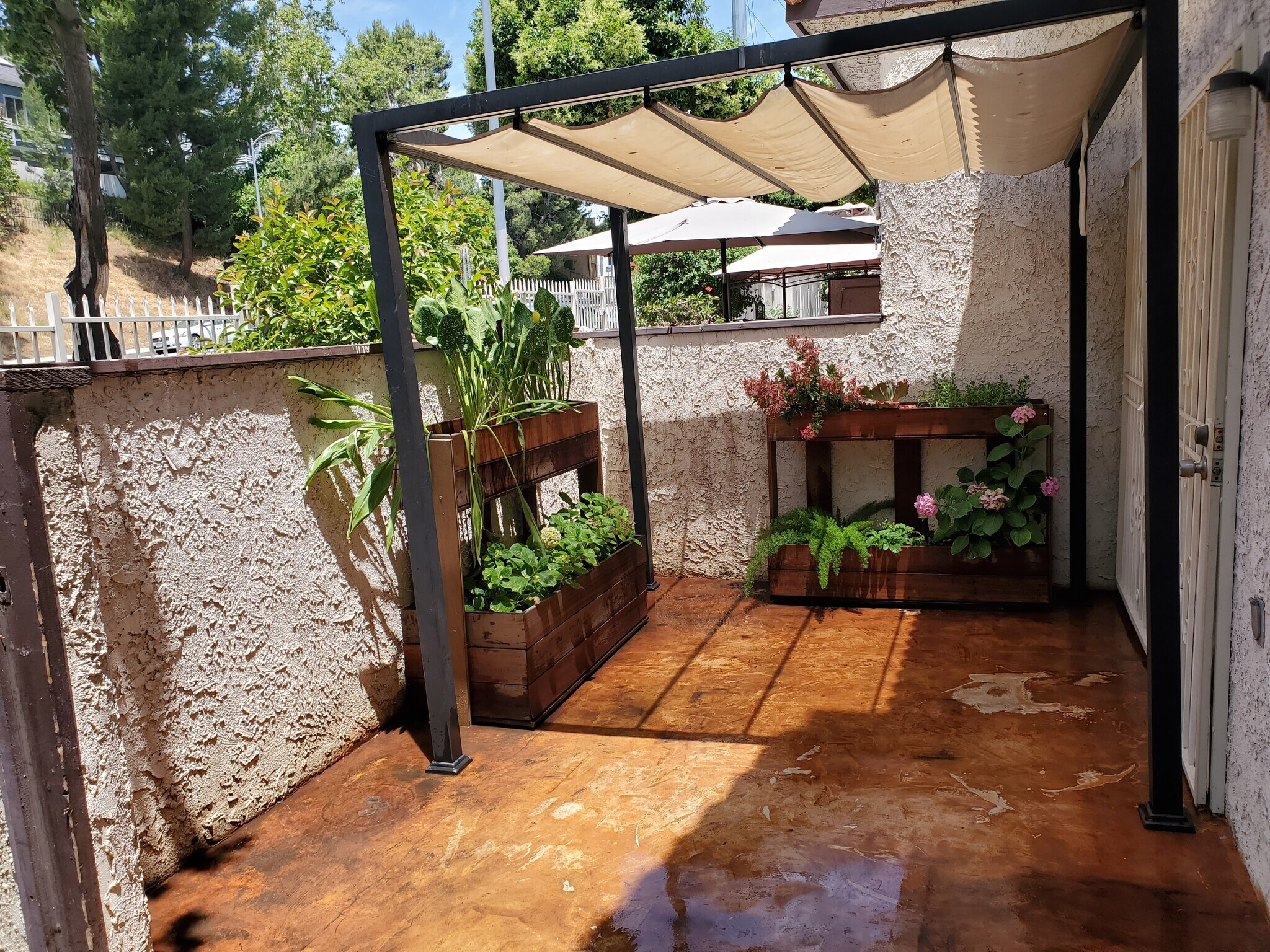 Private patio - 12330 Osborne St