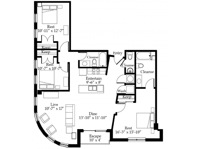 Floorplan - The Marquee at Belle Meade