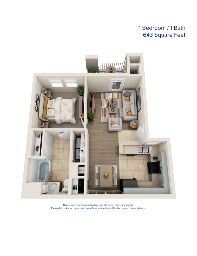 1x1 - Fleetwood Apartments