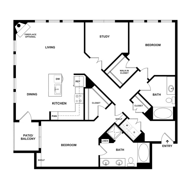 Floorplan - 7166 at Belmar