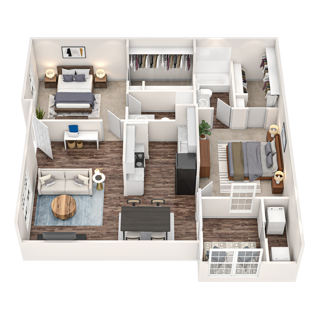 Floorplan - The Elise Apartments