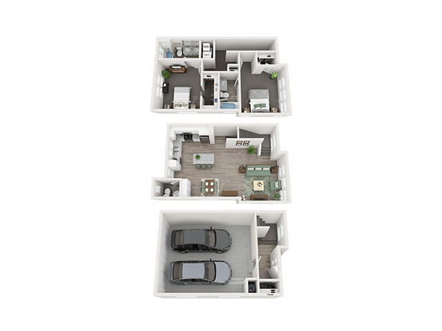 Floorplan - Parc at Day Dairy Apartments and Townhomes