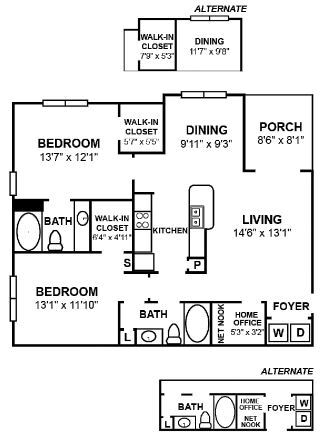 B4 Floor Plan - Parc 85