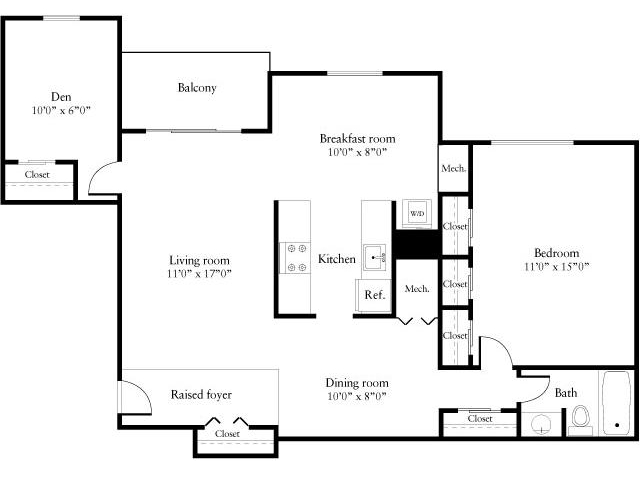 Floorplan - eaves Tysons Corner