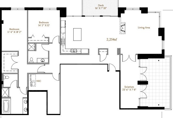 2BR/2BA - The Westerly