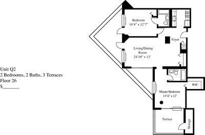 Floorplan - Portside Towers