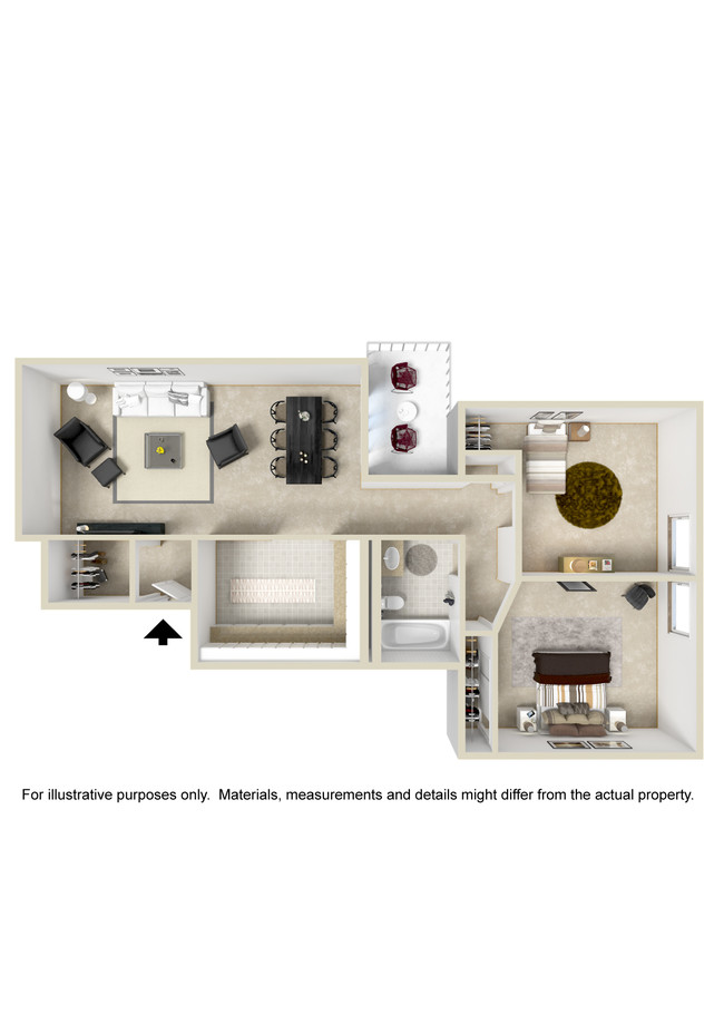 Floorplan - Cedarwood Apartments