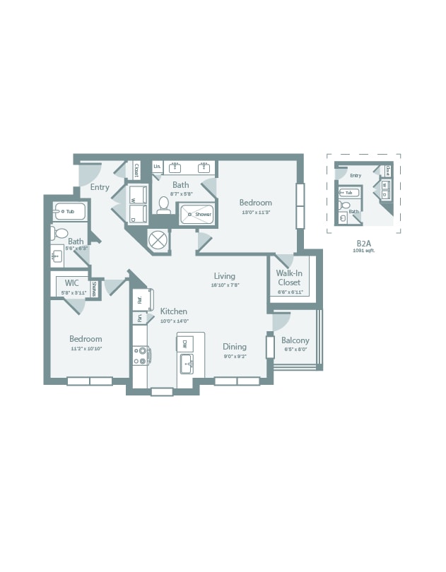 Floorplan - The Ellery at Westchester