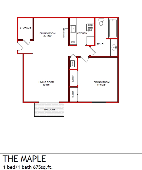 Maple - Camelot East Apartments