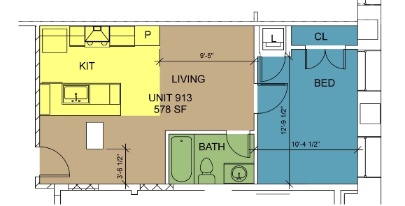 Floorplan - 8th and Main