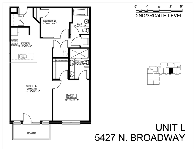 Floorplan - 5427 N Broadway