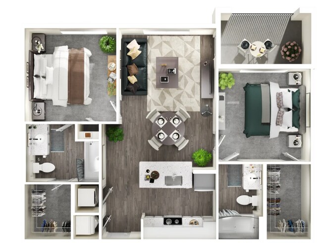 Floorplan - The Flats at Laurel & Pine