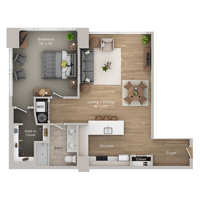 Floorplan - Madison Place Apartments