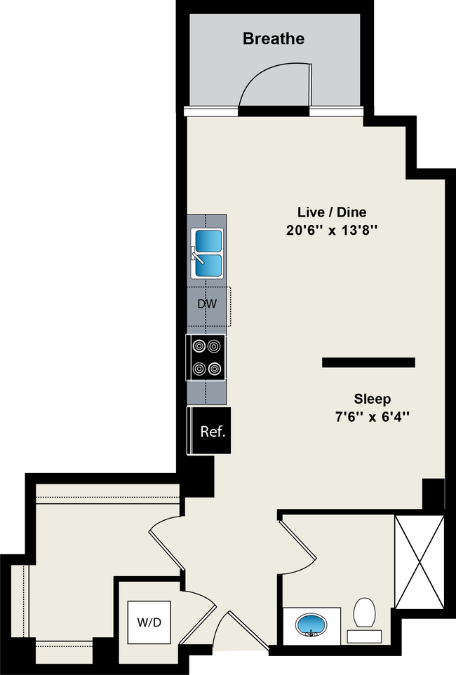 Floorplan - Reside on Green Street