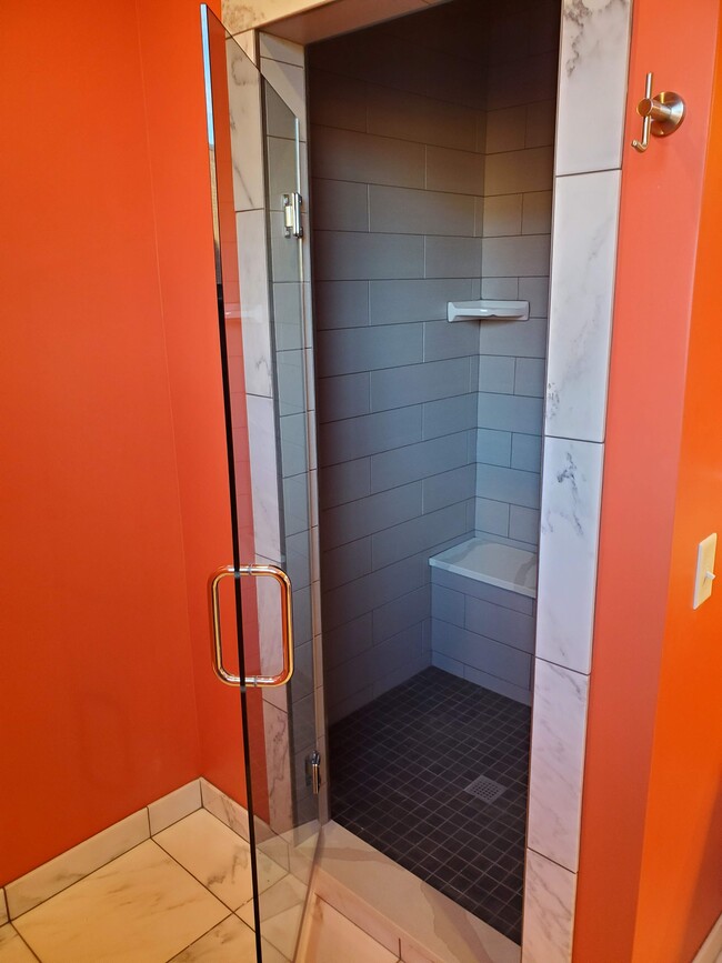 Custom tile shower - 438 E Brackenridge St