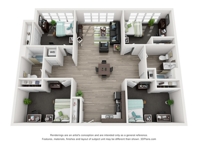 Floorplan - 209 E University Ave