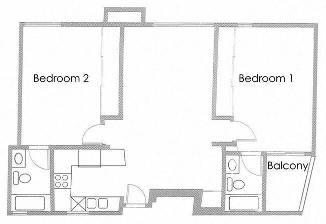 Floorplan - Park Rochester Apartments