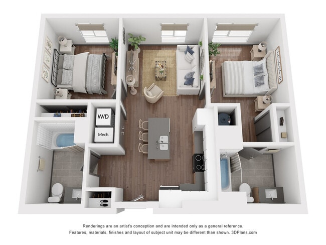 2x2 Floor Plane - The Aster
