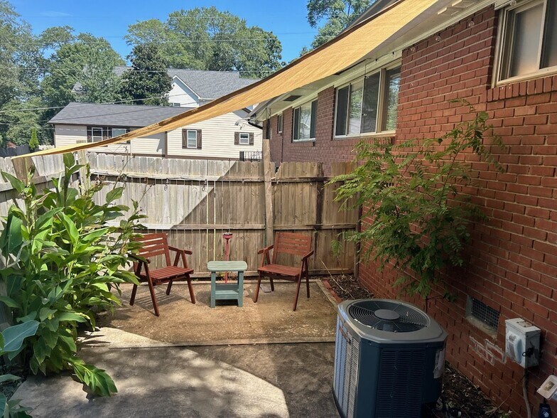 Sun protection for backyard - 3453 Pierce St