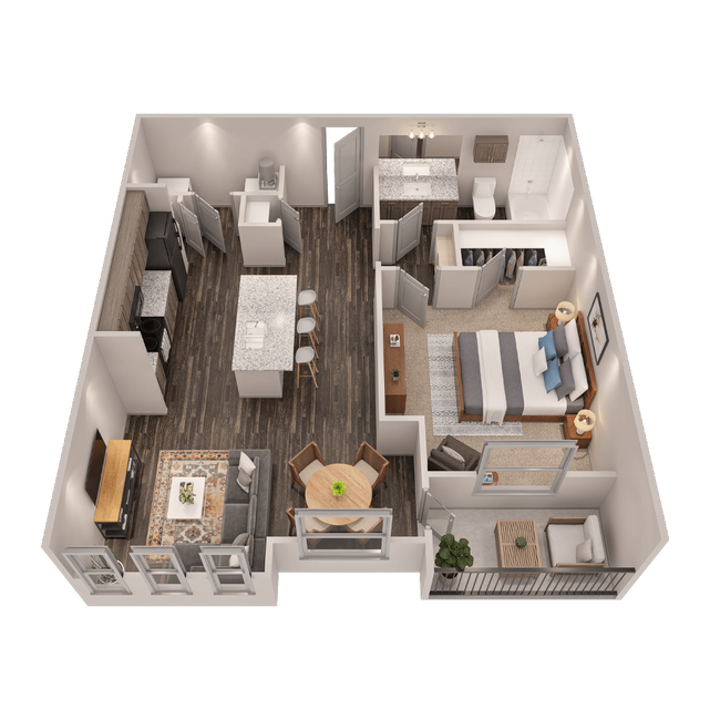 Floorplan - Gray Branch Apartments