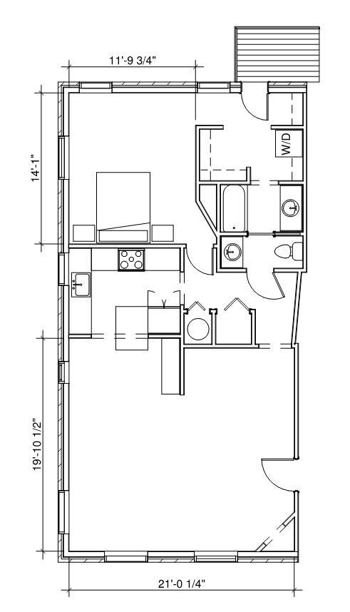 Floorplan - 1105 N Sherman St