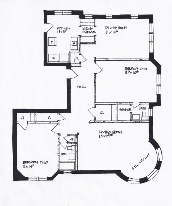 Floorplan - 2212-26 Sherman Ave.