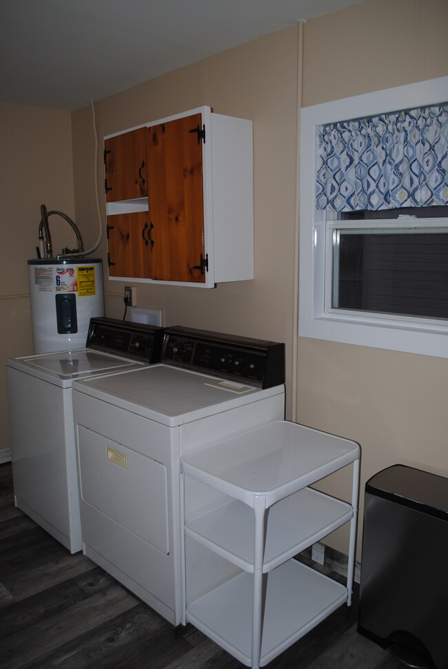 Washer/dryer included with the property - 2914 W Woodlawn Ave